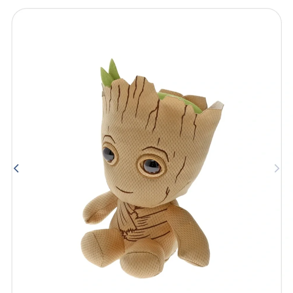 Groot Marvel Ty Beanie Babies l Brown Stuffed Animal Plush - Picture 2 of 10